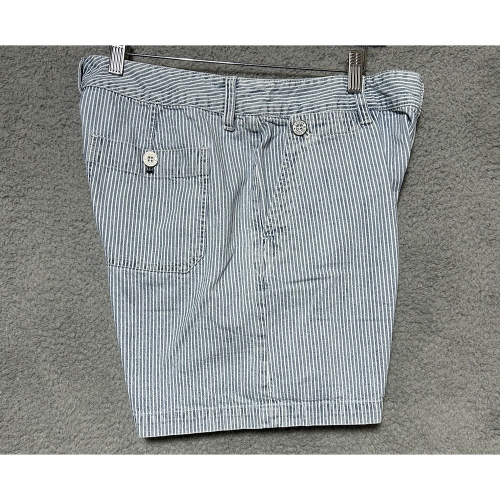 Lauren Jeans Co Seersucker Shorts Womens Size 10 Polo Ralph Lauren Chore Shorts - Picture 14 of 15